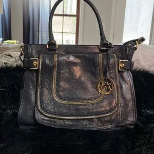 Navy blue Michael Kors large tote